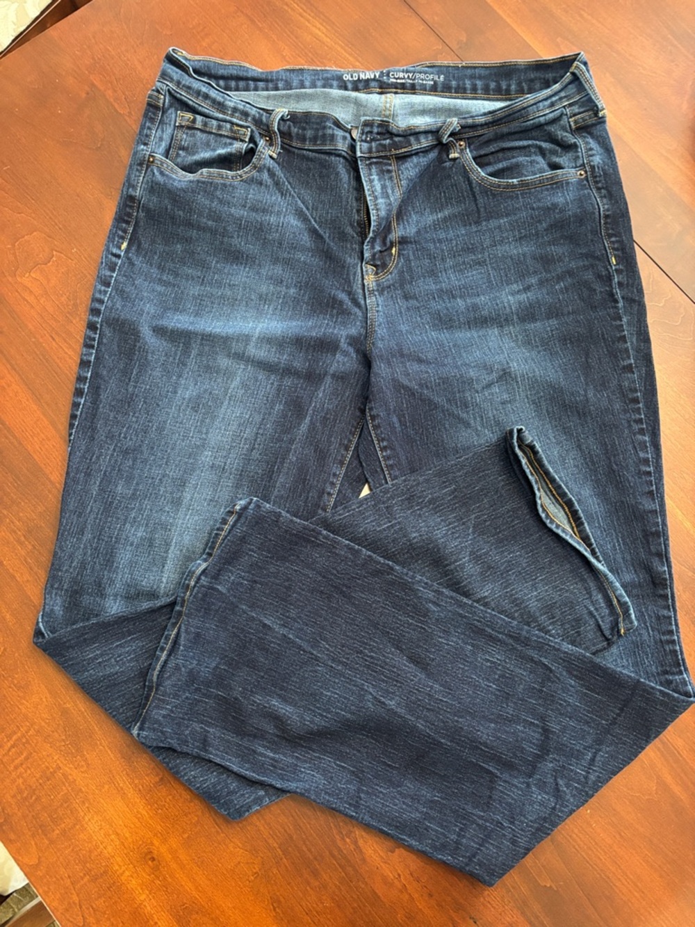 Old Navy Blue Straight-Leg Jeans